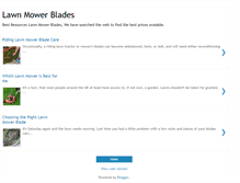 Tablet Screenshot of lawnmowerblades.blogspot.com