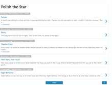 Tablet Screenshot of polishthestar.blogspot.com