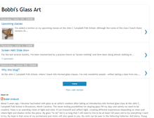 Tablet Screenshot of bobbisglassart.blogspot.com
