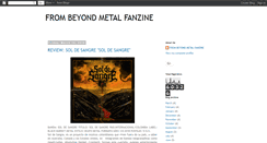 Desktop Screenshot of beyondmetal.blogspot.com