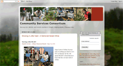 Desktop Screenshot of communityservicesblog.blogspot.com