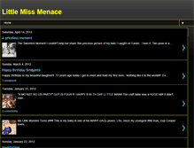 Tablet Screenshot of littlemissmenace.blogspot.com