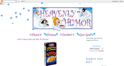 Desktop Screenshot of heavenlyhumor.blogspot.com