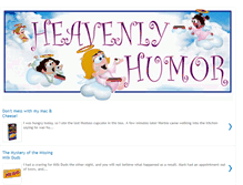 Tablet Screenshot of heavenlyhumor.blogspot.com