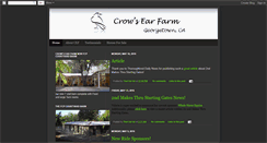 Desktop Screenshot of crowsearfarm.blogspot.com