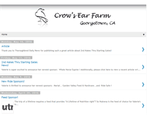 Tablet Screenshot of crowsearfarm.blogspot.com