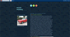 Desktop Screenshot of mundomustang.blogspot.com