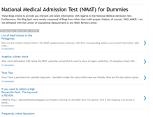 Tablet Screenshot of nmatfordummies.blogspot.com