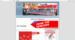 Desktop Screenshot of ccoomadridsindical.blogspot.com