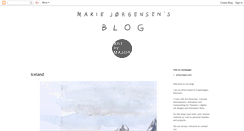 Desktop Screenshot of mariejoergensen.blogspot.com