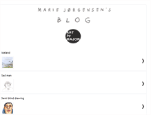 Tablet Screenshot of mariejoergensen.blogspot.com