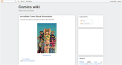 Desktop Screenshot of comicwiki.blogspot.com