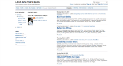 Desktop Screenshot of lastaviator.blogspot.com