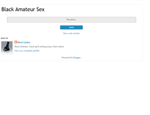 Tablet Screenshot of blackamateursex.blogspot.com