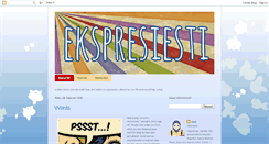 Desktop Screenshot of ekspresiesti.blogspot.com