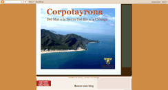 Desktop Screenshot of corpotayrona.blogspot.com