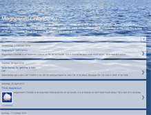 Tablet Screenshot of magnesiumchloride4u.blogspot.com