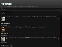 Tablet Screenshot of flipperspill.blogspot.com