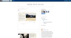 Desktop Screenshot of highfivesalon.blogspot.com