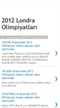 Mobile Screenshot of 2012olimpiyatlari.blogspot.com