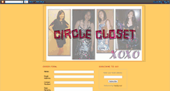 Desktop Screenshot of circlecloset.blogspot.com