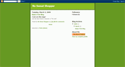 Desktop Screenshot of nosweatshopper.blogspot.com