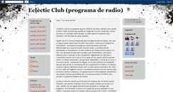 Desktop Screenshot of eclecticclubradio.blogspot.com