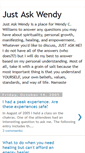 Mobile Screenshot of justaskwendy.blogspot.com