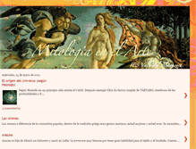 Tablet Screenshot of mitologiaenelarte.blogspot.com