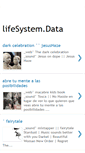 Mobile Screenshot of lifesystemdata.blogspot.com