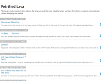 Tablet Screenshot of petrifiedlava.blogspot.com