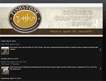 Tablet Screenshot of concretecountertopsupply.blogspot.com