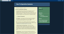 Desktop Screenshot of learn-how-to-hypnotize-someone.blogspot.com