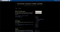 Desktop Screenshot of michiganleaguecyberlounge.blogspot.com