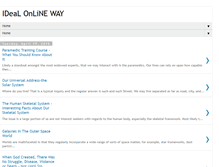 Tablet Screenshot of idealonlineway.blogspot.com
