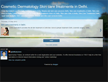 Tablet Screenshot of clinicdermatechdelhi.blogspot.com