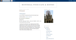 Desktop Screenshot of montreal-food-cafe-bistro.blogspot.com