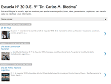 Tablet Screenshot of escuela20de9.blogspot.com