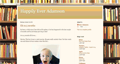 Desktop Screenshot of happilyeveradamson.blogspot.com