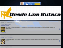 Tablet Screenshot of desdeunabutaca.blogspot.com