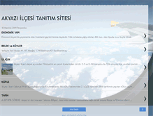 Tablet Screenshot of akyazim.blogspot.com
