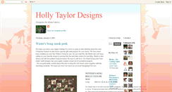 Desktop Screenshot of hollytaylordesigns.blogspot.com