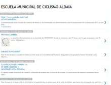 Tablet Screenshot of escuelaciclismoaldaia.blogspot.com