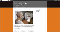 Desktop Screenshot of lamanzanaquehabla.blogspot.com