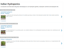 Tablet Screenshot of indianhydroponics.blogspot.com