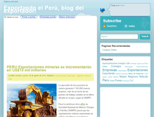 Tablet Screenshot of exportandoelperu.blogspot.com