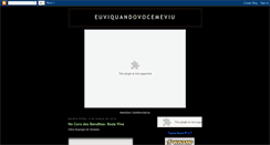 Desktop Screenshot of euviquandovocemeviu.blogspot.com
