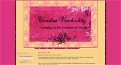 Desktop Screenshot of christian-unschooling.blogspot.com