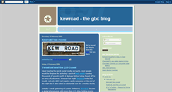 Desktop Screenshot of gbckewroad.blogspot.com