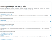 Tablet Screenshot of lowongankerjavacancy.blogspot.com